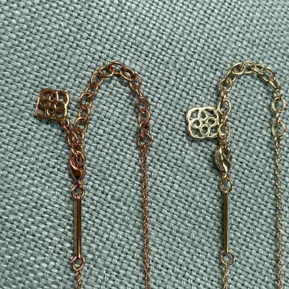 Set Two Kendra Scott Elisa Pendant Necklaces - Picture 3 of 5
